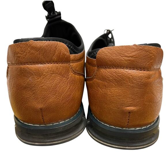 KLKYKO SII Fashion Sneaker Shoes self tying brown black vtg Japan Sz 2.5 Euro 46 main image 9